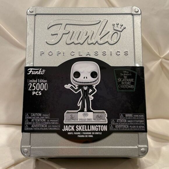 Funko POP! Classics NBC Jack Skellington 15C FUNKO 25TH Anniversary NWT - Picture 1 of 10